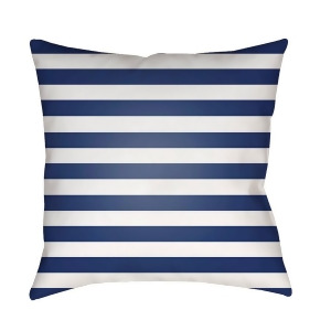 Prepster Stripe by Surya Poly Fill Pillow 18 Square Lil055-1818 - All