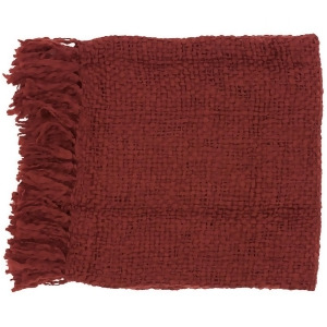 Tobias by Surya Throw Blanket Garnet Tob1001-5171 - All