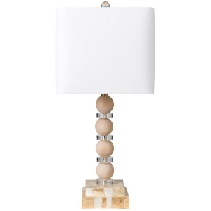 Melia Table Lamp by Surya Bleached Base Mei-100 - All