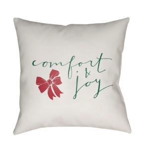 Comfort by Surya Poly Fill Pillow White/Green 20 x 20 Hdy011-2020 - All