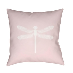 Dragonfly by Surya Poly Fill Pillow Light Pink 20 x 20 Lil028-2020 - All