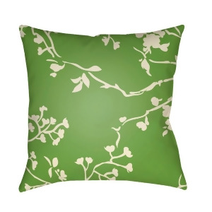 Chinoiserie Floral by Surya Pillow Cream/Grass Green 18 x 18 Cf005-1818 - All