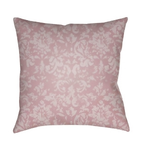 Moody Damask by Surya Poly Fill Pillow Lilac/Rose 22 x 22 Dk033-2222 - All