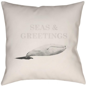 Seas Greetings by Surya Poly Fill Pillow Sand 18 x 18 Phdsg001-1818 - All