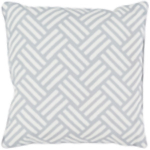 Basketweave by Surya Poly Fill Pillow Medium Gray/White 20 x 20 Bw005-2020 - All