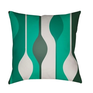 Modern by Surya Poly Fill Pillow Dark Green/Ivory/Sage 18 x 18 Md102-1818 - All