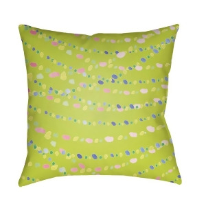 Beads by Surya Poly Fill Pillow Green/Purple/Pink 20 Square Wmayo005-2020 - All