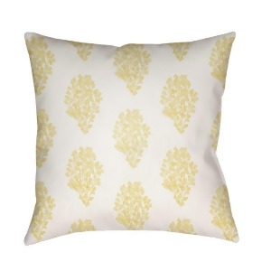 Moody Floral by Surya Pillow White/Butter/Lime 22 x 22 Mf012-2222 - All