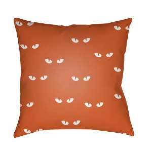 Boo by Surya Eyes Poly Fill Pillow Orange 18 x 18 Boo154-1818 - All