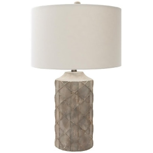 Brenda Table Lamp by Surya White Shade Bed100-tbl - All