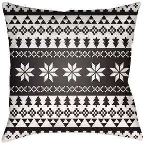 Snowflake Sweater by Surya Poly Fill Pillow White 16 x 16 Phdsw001-1616 - All