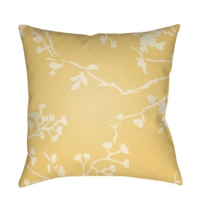 Chinoiserie Floral by Surya Pillow Cream/Yellow 22 x 22 Cf001-2222 - All