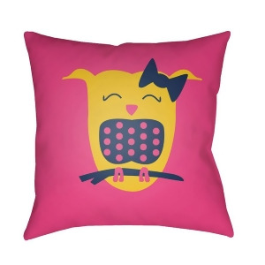 Littles by Surya Poly Fill Pillow Yellow/Pink/Dark Blue 20 x 20 Li029-2020 - All