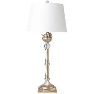 Montcalm Table Lamp by Surya Gilded Base/White Shade Moc-100 - All