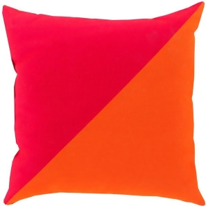 Rain by Surya Pillow Orange/Pink 18 x 18 Rg139-1818 - All