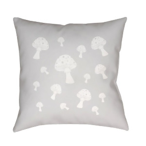 Mushrooms by Surya Poly Fill Pillow Blue 18 x 18 Lil043-1818 - All