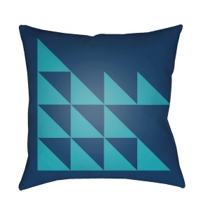 Modern by Surya Poly Fill Pillow Navy/Aqua 20 x 20 Md029-2020 - All