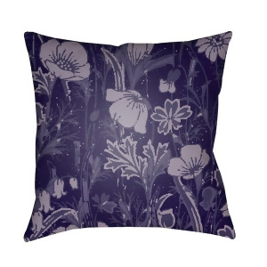 Chinoiserie Floral by Surya Pillow Lavender/Violet/Navy 18 x 18 Cf034-1818 - All