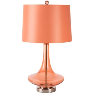 Zoey Table Lamp by Surya Transparent Orange/Orange Shade Zolp-003 - All