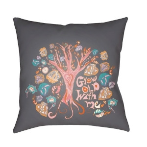 Doodle by Surya Pillow Orange/Mint/Pink 22 x 22 Do011-2222 - All