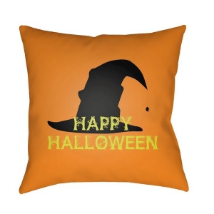 Boo by Surya Witch Hat Poly Fill Pillow Orange 20 x 20 Boo145-2020 - All