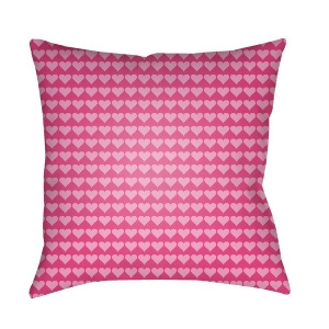 Littles by Surya Poly Fill Pillow Bright Pink 18 x 18 Li022-1818 - All