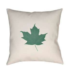 Maple by Surya Poly Fill Pillow White/Green 20 x 20 Lef003-2020 - All