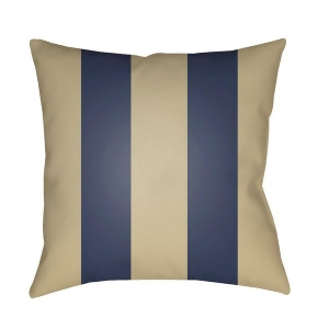 Edgartown by Surya Poly Fill Pillow Tan/Navy 20 x 20 Sol068-2020 - All