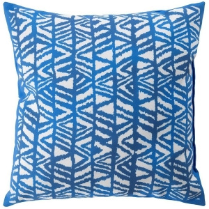 Decorative Pillows by Surya Grid Pillow Blue/White 18 x 18 Id005-1818 - All