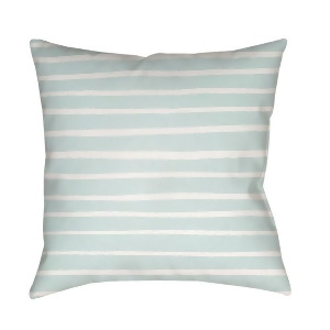 Stripes by Surya Poly Fill Pillow Blue/White 20 x 20 Wran010-2020 - All
