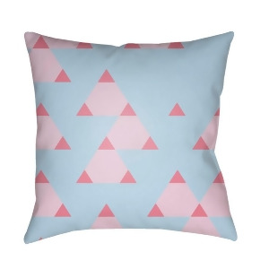 Scandinavian by Surya Pillow Pink/Pale Pink/Aqua 22 x 22 Sn011-2222 - All