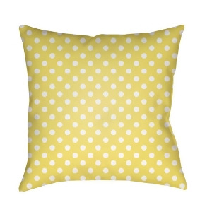 Dottie by Surya Poly Fill Pillow Yellow 18 x 18 Lil047-1818 - All