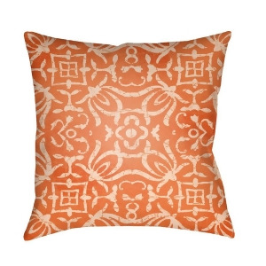 Yindi by Surya Poly Fill Pillow Bright Orange/Peach 18 x 18 Yn005-1818 - All