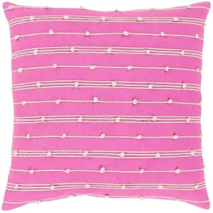 Accretion by Surya Poly Fill Pillow Bright Pink/Cream 18 x 18 Act003-1818p - All