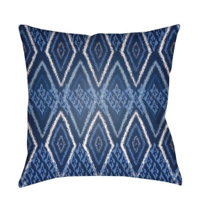 Decorative Pillows by Surya Diamonds Pillow Blue/White 18 x 18 Id001-1818 - All