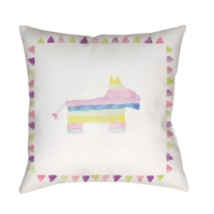 Pinata by Surya Poly Fill Pillow Neutral/Pink/Purple 20 x 20 Wmayo026-2020 - All