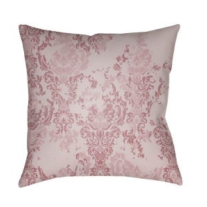 Moody Damask by Surya Poly Fill Pillow Lilac/Rose 22 Square Dk017-2222 - All