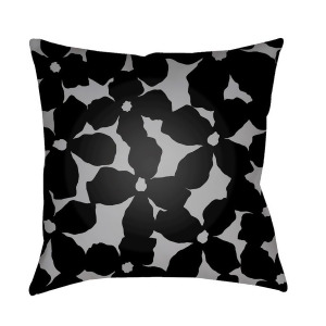 Moody Floral by Surya Pillow Gray/Black 18 x 18 Mf001-1818 - All