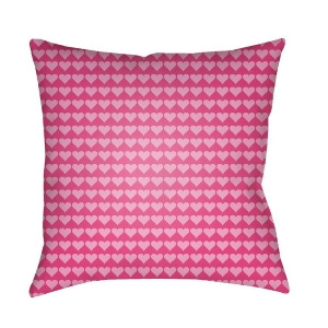 Littles by Surya Poly Fill Pillow Bright Pink 20 x 20 Li022-2020 - All