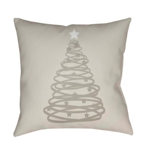 Christmas Tree by Surya Poly Fill Pillow Gray/White 18 x 18 Hdy119-1818 - All