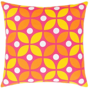 Miranda by Clairebella Down Pillow Yellow/Orange/Pink 20 x 20 Mra014-2020d - All