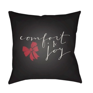 Comfort by Surya Poly Fill Pillow Black/White 18 x 18 Hdy012-1818 - All
