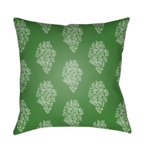 Moody Floral by Surya Poly Fill Pillow Grass Green/Sage 20 x 20 Mf016-2020 - All