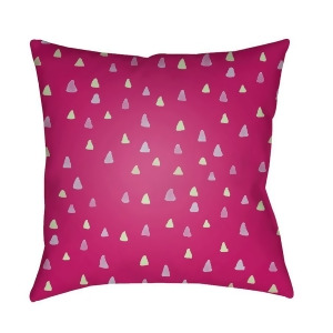 Funfetti by Surya Poly Fill Pillow Pink/Green/Purple 18 x 18 Wmayo021-1818 - All