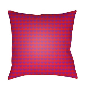 Littles by Surya Pillow Purple/Red 22 x 22 Li015-2222 - All