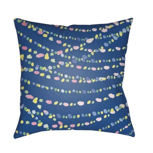 Beads by Surya Poly Fill Pillow Blue/Yellow/Pink 20 x 20 Wmayo002-2020 - All