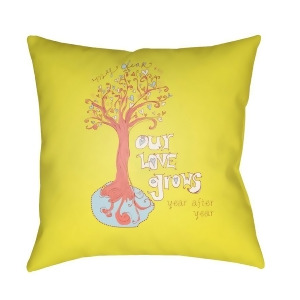 Doodle by Surya Pillow Aqua/White/Yellow 22 x 22 Do025-2222 - All