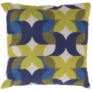 Modern by Surya Pillow Dk.Blue/Khaki/Yellow 22 x 22 Md096-2222 - All