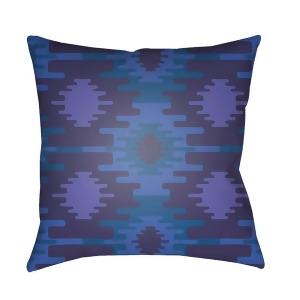 Yindi by Surya Poly Fill Pillow Bright Blue/Violet/Navy 18 x 18 Yn028-1818 - All