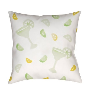 Margarita by Surya Pillow Green/Neutral/Yellow 18 x 18 Wmayo017-1818 - All